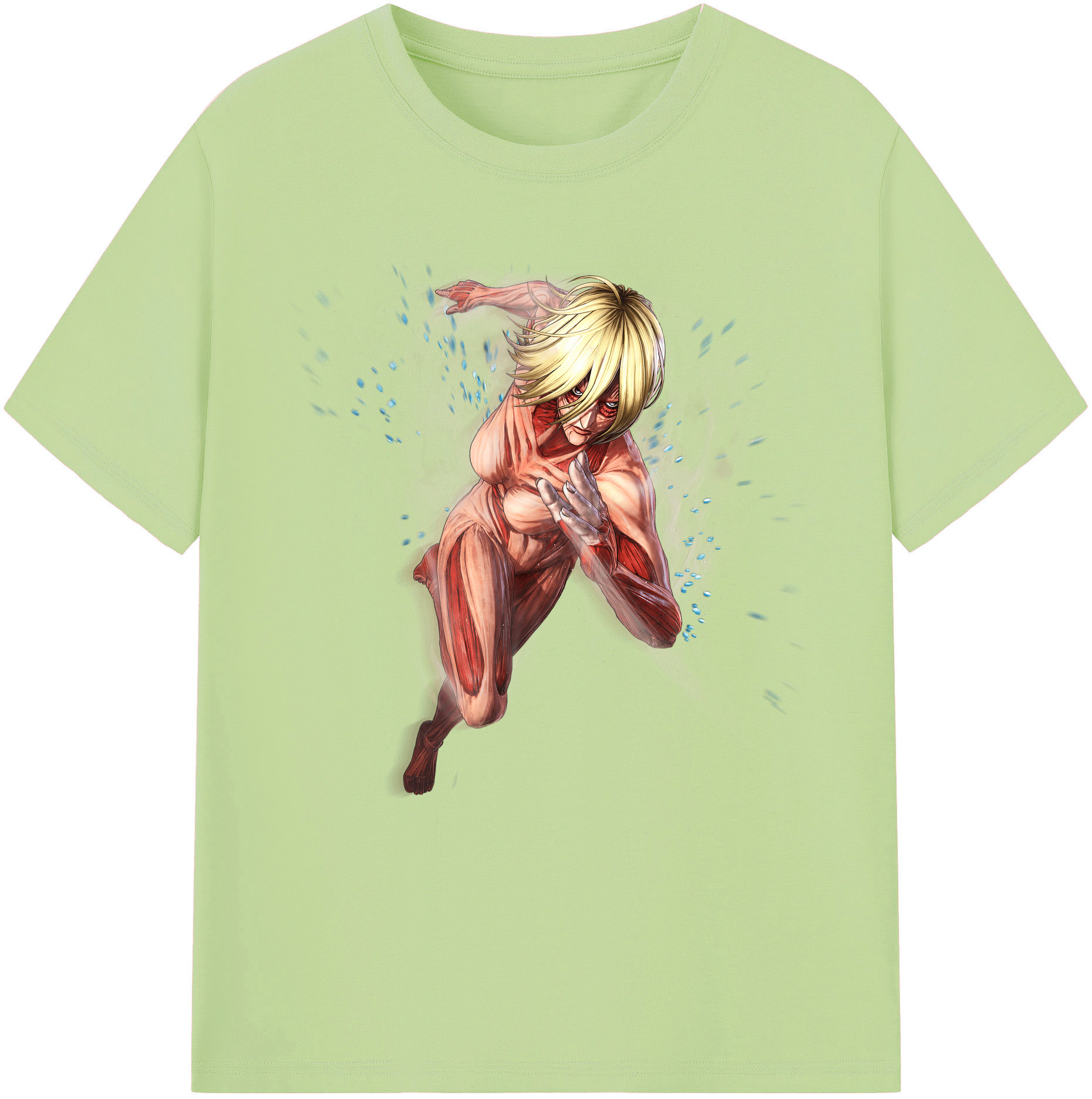 （画像用） 進撃の巨人 Attack on Titan 綿100％半袖Tシャツ（フロントプリント）